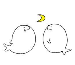Twins of seals sticker #12997261