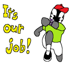 The Zappers / The results are everything sticker #12997364