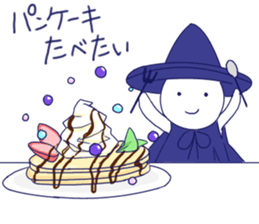 a moonlight night sticker #12997398