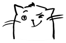 Cute cats in sketches (N.4) by trikono sticker #12997507
