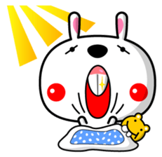 Mr. rabbit who is a snaggletooth sticker #12998183