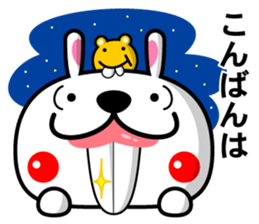 Mr. rabbit who is a snaggletooth sticker #12998188