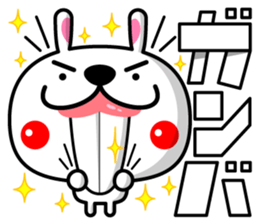 Mr. rabbit who is a snaggletooth sticker #12998198