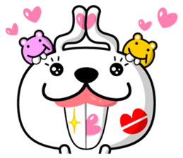 Mr. rabbit who is a snaggletooth sticker #12998202