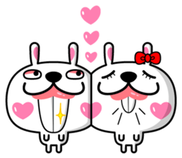 Mr. rabbit who is a snaggletooth sticker #12998203