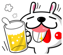 Mr. rabbit who is a snaggletooth sticker #12998217