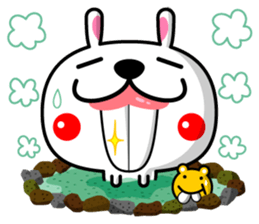 Mr. rabbit who is a snaggletooth sticker #12998220