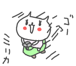 Mirika cute cat stickers! sticker #12998501