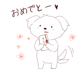 Hinata-kun Sticker of cute dog sticker #12998562