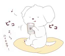 Hinata-kun Sticker of cute dog sticker #12998579