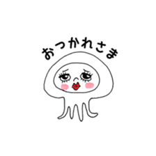 Miss jellyfish sticker #12999182