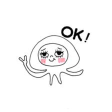 Miss jellyfish sticker #12999185