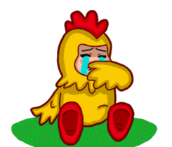 Shang Ai wear rooster clothing sticker #13001316