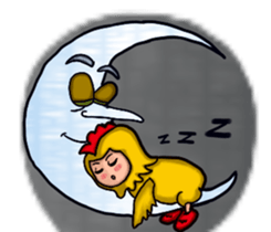 Shang Ai wear rooster clothing sticker #13001320