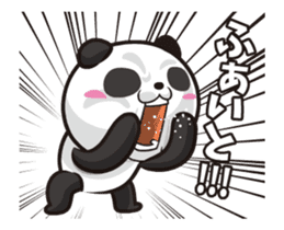 Panda anyway moving well (Positive set) sticker #13001806