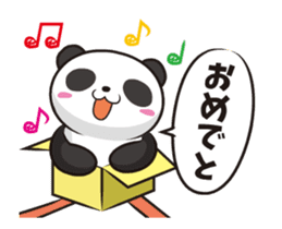 Panda anyway moving well (Positive set) sticker #13001813