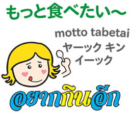 KANOMCHAN Thai&Japan Comunication4 sticker #13002330