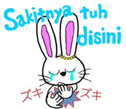 This is a pretty sticker of Indonesian. sticker #13002563