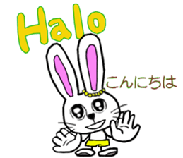 This is a pretty sticker of Indonesian. sticker #13002574