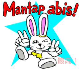 This is a pretty sticker of Indonesian. sticker #13002578