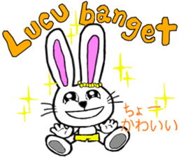 This is a pretty sticker of Indonesian. sticker #13002581