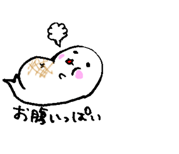 Cute round seals sticker #13003128