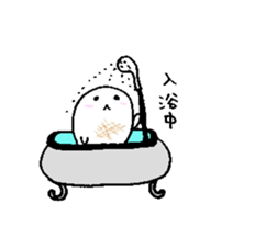 Cute round seals sticker #13003133