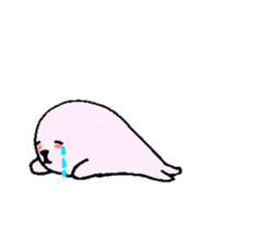 Cute round seals sticker #13003137