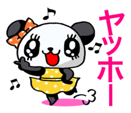 Girl of a loved panda! sticker #13003323
