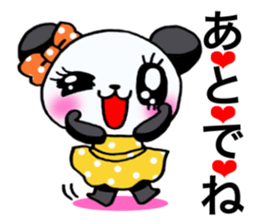 Girl of a loved panda! sticker #13003338