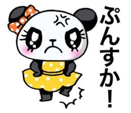 Girl of a loved panda! sticker #13003343