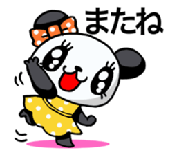Girl of a loved panda! sticker #13003348