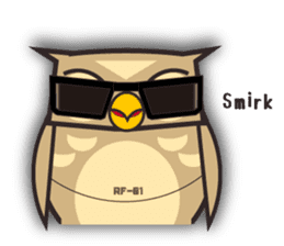 ROBO Owl English sticker #13004261