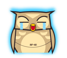 ROBO Owl English sticker #13004263