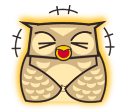 ROBO Owl English sticker #13004264