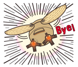 ROBO Owl English sticker #13004269