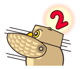 ROBO Owl English sticker #13004282