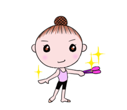 RG girl sticker #13005962