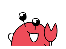 kawaii crab sticker #13006670