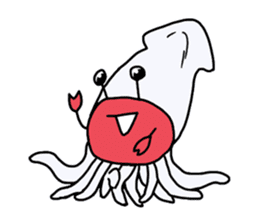 kawaii crab sticker #13006679