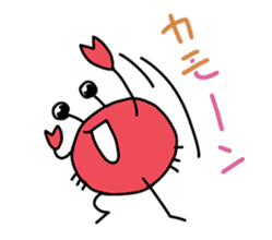 kawaii crab sticker #13006685