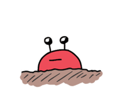 kawaii crab sticker #13006687