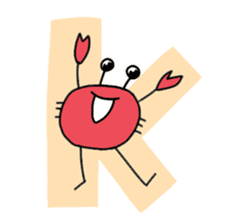 kawaii crab sticker #13006690
