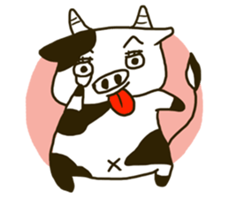 I'm good cow sticker #13006763