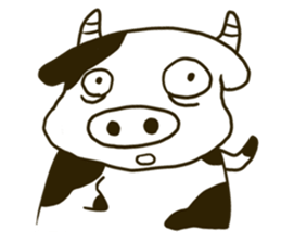 I'm good cow sticker #13006764