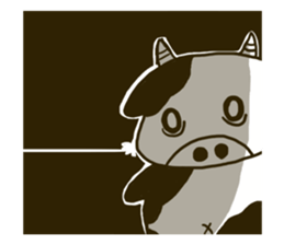 I'm good cow sticker #13006765