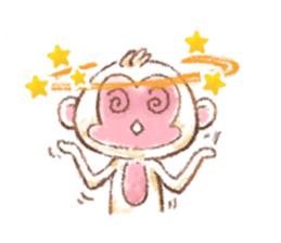 Little White Monkey - For Daily Life sticker #13007138