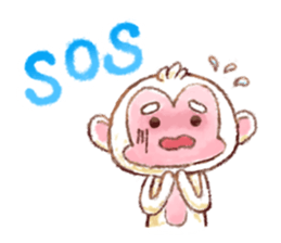 Little White Monkey - For Daily Life sticker #13007150