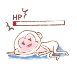 Little White Monkey - For Daily Life sticker #13007153