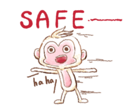 Little White Monkey - For Daily Life sticker #13007169